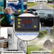 12V Microcomputer Digital Display Thermostat, Red & Blue Display - 8