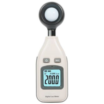BENETECH GM1010 Digital Lux Meter 0-200,000 Lux (White) - 1