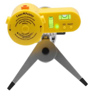 8-Function Laser Level Leveler with Tripod - LV-06 (Yellow) - 1