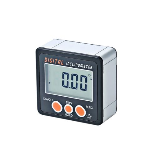 IP54 Digital Inclinometer 4x90 Degree Precision Protractor Box - 1