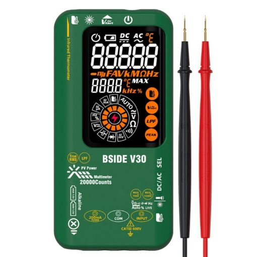 BSIDE V30 Colorful Screen Multimeter & Infrared Thermometer - 1
