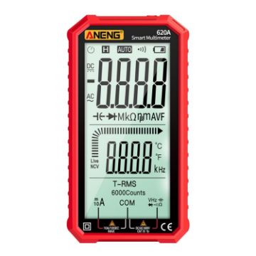 ANENG 620A Red Full Screen Smart Digital Multimeter - 1