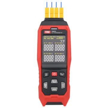 TASI TA612C 4-Channel K-Type Thermocouple Probe Thermometer - 1