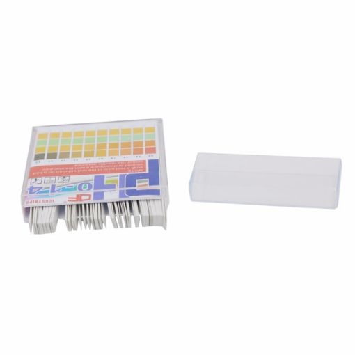 pH Test Strips 0-14 Scale, 100/Box - Litmus Paper for Water Testing - 1