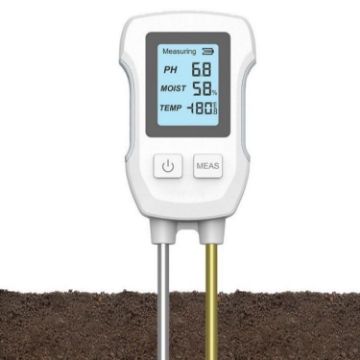 3 in 1 Soil Detector: Moisture, Temperature, PH Digital Display - 1