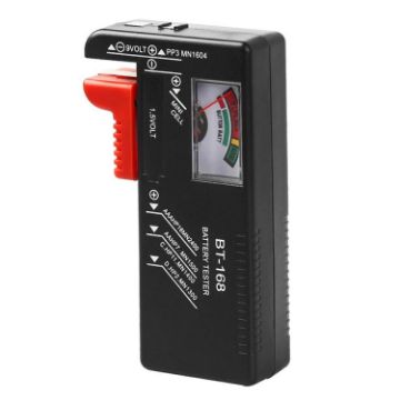 Universal Battery Tester for AAA, AA, and 9V Batteries  - 1