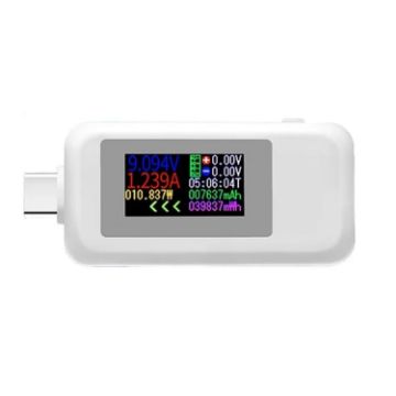 KWS-1902C USB Tester Voltage Meter Battery Charger Detector (White) - 1