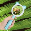 5X/10X Pink Rabbit Cartoon Animal Children's Magnifying Glass - 5