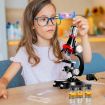 Children's Educational Microscope Toy Light Blue HD 1200X - 7