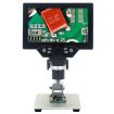 G1200 7" LCD 1200X Portable Digital Desktop Microscope, EU Plug - 2