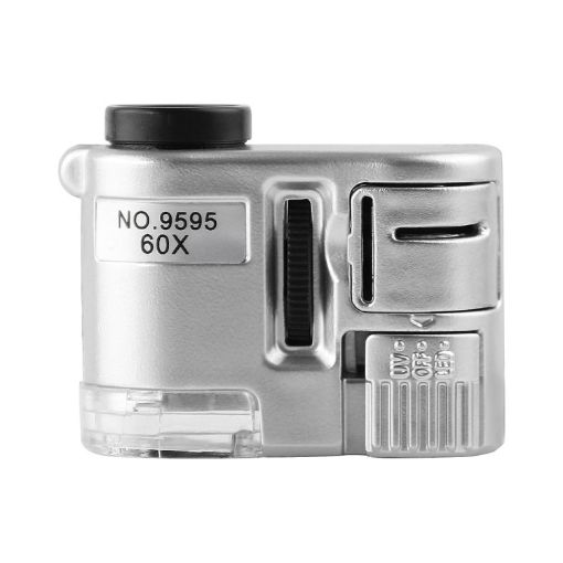 60X LED & UV Light Mini Microscope 9595 - 1