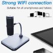 F210 Digital Microscope, 1080P WIFI, 1000X, 8 LED, HD Magnification - 2