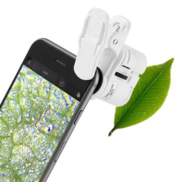 60x Magnifying Glass Phone HD Microscope with LED Light - 1