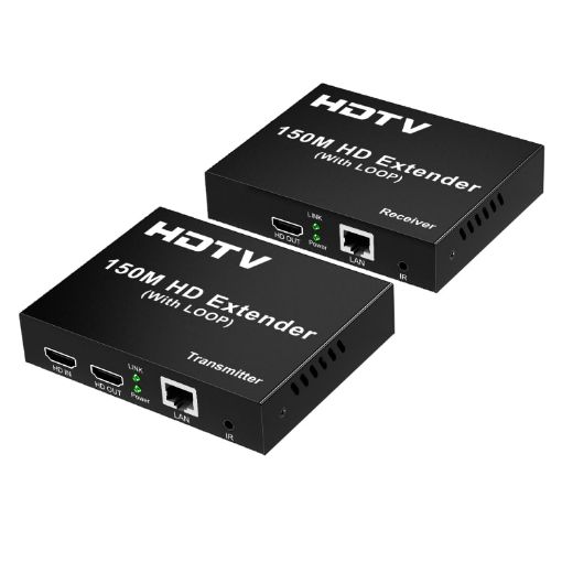 150m HDTV Network Extender with UK Plug - 1