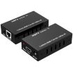 60m RJ45 Network Cable Extender with UK Plug for HDTV - 1