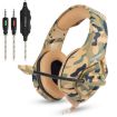 ONIKUMA K1-B Yellow Camouflage Gaming Headphone with Mic - 1