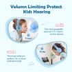 SoulBytes S31 Kids Wired Over-Ear Earphone with Mic, 1.5m Blue - 3