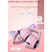Grey AKZ-022 Cat Ear Foldable LED Headset with USB & 3.5mm Mic - 5