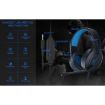 SADES MH601 Gaming Headset w/ Mic, 2.2m Cable, Noise Reduction (Black Blue) - 3