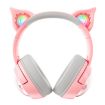 B5 Cat Ear Pink RGB Wireless Bluetooth HiFi USB-C Headset - 1