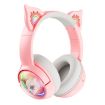 B5 Cat Ear Pink RGB Wireless Bluetooth HiFi USB-C Headset - 2