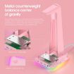 RGB Lighting Headset Holder Stand - ONIKUMA ST-2 (Pink) - 5