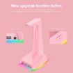 RGB Lighting Headset Holder Stand - ONIKUMA ST-2 (Pink) - 6
