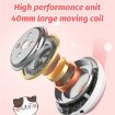 BK9 Luminous Cat Ear Bluetooth Gaming Headset 7.1 Surround, Black - 9