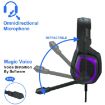 Anivia MH602 Black Purple 3.5mm Wired Gaming Headset w/ Mic - 3