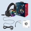 Soulbytes S19 RGB Gaming Headset with Mic, USB + 3.5mm, Black - 2