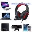 SADES MH602 E-sports Gaming Headset, 3.5mm, 2.2m Cable, Black Red - 6