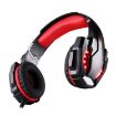 G9000 Gaming Headset with Mic & LED for Laptop/Tablet/Phone (Black Red) - 2