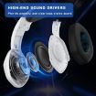 KOTION EACH G6000 On-Ear Gaming Headset with Mic (Black White) - 5