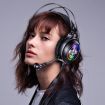 YINDIAO Q4 Wired Gaming Headset, Dual 3.5mm + USB, White - 8