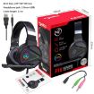 HXSJ F16 RGB Light Stereo Gaming Headset with Mic - Black - 2