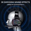 HXSJ F16 RGB Light Stereo Gaming Headset with Mic - Black - 6