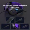 SADES MH601 Purple Gaming Headset with Noise Reduction & Mic, 2.2m Cable - 3