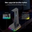 ONIKUMA ST-2 RGB Headset Holder Stand, Black - 6