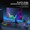 ONIKUMA ST-2 RGB Headset Holder Stand, Black - 7