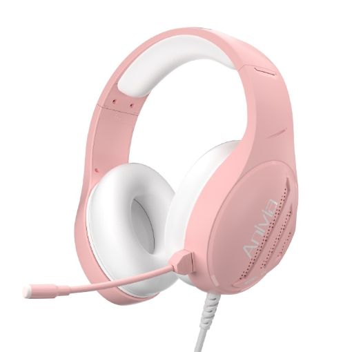 Anivia A10 Pink 3.5mm Wired Music Headset with Mic - 1