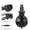Soyto SY808MV Black Headset, 1.6m Cable, 6.5mm for Office & Class - 3