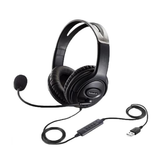 GAE-109 Wired Head-Mounted Headset with Microphone - 1