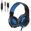 SADES MH603 Black Blue Gaming Headset with Mic, 3.5mm Port Adjustable - 1