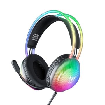 ONIKUMA X29 RGB Wired Gaming Headset, 2.2m Cable (Black) - 1