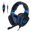 SADES AH-28 3.5mm Noise Reduction Gaming Headset, 2m Cable, Black Blue - 1