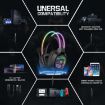 ONIKUMA X22 USB + 3.5mm Wired Gaming Headset with Mic (Black) - 9