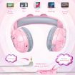 SoulBytes S31 Kids Over-Ear Wired Earphone with Mic, Pink, 1.5m - 3