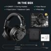 OneOdio PRO GD Wired Headset, 2m Cable for Phones/Tablets (Black) - 7