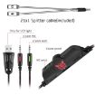 ONIKUMA K1B Red Stereo LED Headphones with Mic for PS4, PC, Phone - 9
