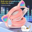 B39 Purple LED Cat Ear Wireless Bluetooth Headset - 6